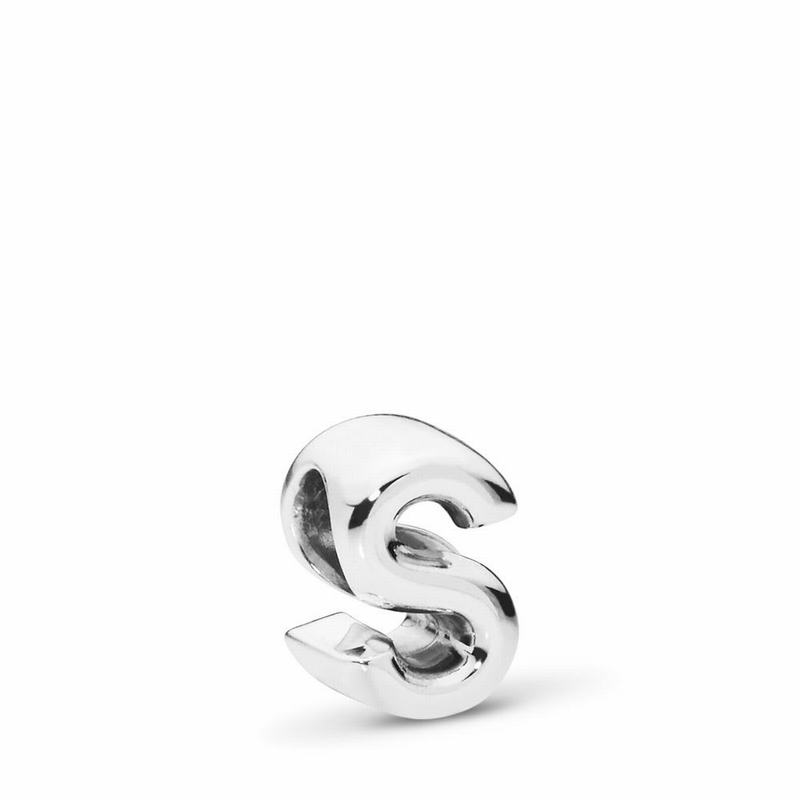 Pandora Australia Letter S Charm - Sterling Silver | UOMWCJ027